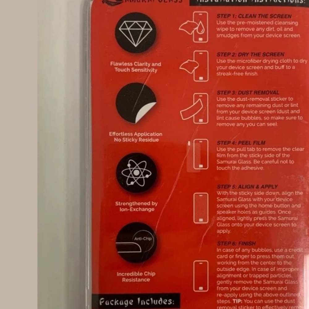iPhone 8Plus/7Plus/6Plus/6sPlus glass protector - Picture 4 of 5
